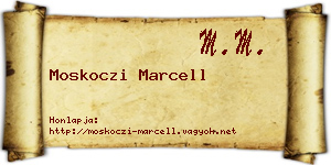 Moskoczi Marcell névjegykártya